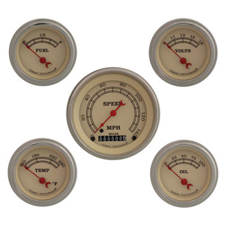 Classic Instruments® - Vintage Series 3-3/8" Custom 5-Gauge Set