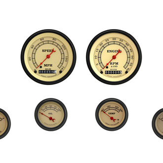 Classic Instruments® - Vintage Series 3-3/8" Custom 6-Gauge Set