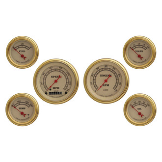 Classic Instruments® - Vintage Series 3-3/8" Custom 6-Gauge Set
