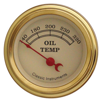 Classic Instruments® - Vintage Series 2-1/8" Oil Temperature Gauge