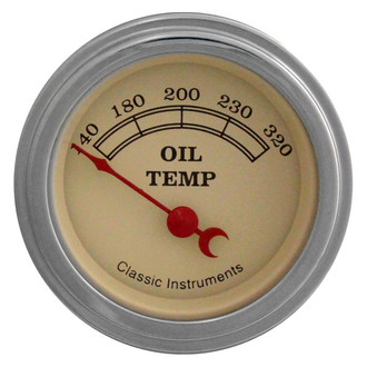 Classic Instruments® - Vintage Series 2-1/8" Oil Temperature Gauge