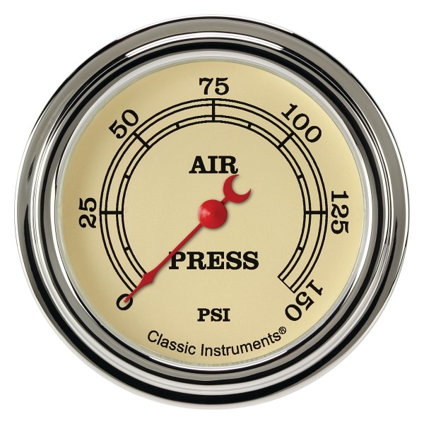 Classic Instruments® - Vintage Series 2-5/8" Air Pressure Gauge, 150 psi
