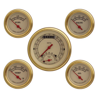 Classic Instruments® - Vintage Series 3-3/8" Custom 5-Gauge Set