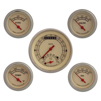 Classic Instruments® - Vintage Series 3-3/8" Custom 5-Gauge Set