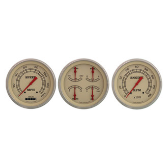 Classic Instruments® - Vintage Series 4-5/8" Custom 3-Gauge Set