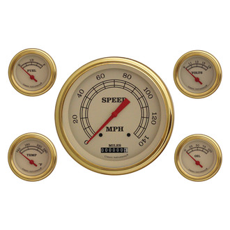 Classic Instruments® - Vintage Series 4-5/8" Custom 5-Gauge Set