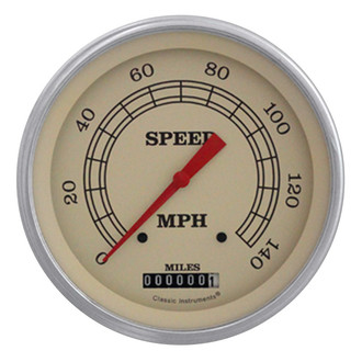 Classic Instruments® - Vintage Series 4-5/8" Speedometer, 140 MPH