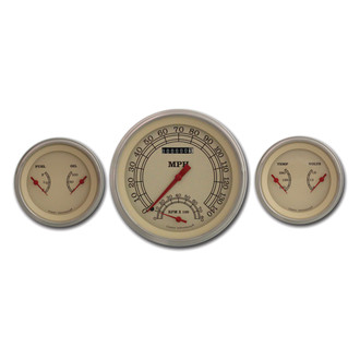 Classic Instruments® - Vintage Series 4-5/8" Custom 3-Gauge Set