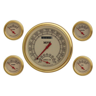 Classic Instruments® - Vintage Series 4-5/8" Custom 5-Gauge Set