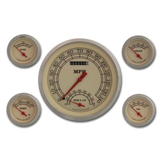 Classic Instruments® - Vintage Series Custom 5-Gauge Set