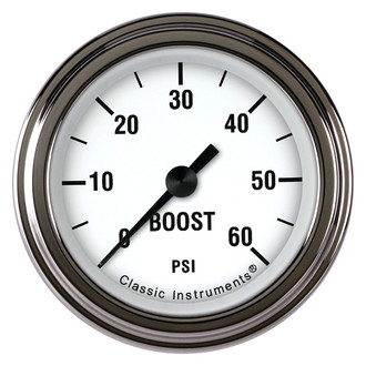Classic Instruments® - White Hot Series Boost Gauge