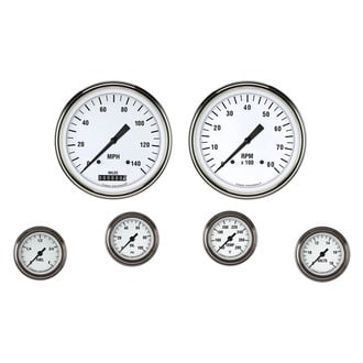 Classic Instruments® - White Hot Series 4-5/8" Custom 6-Gauge Set