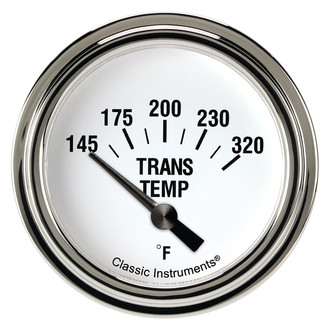 Classic Instruments® - White Hot Series 2-5/8" Transmission Temperature Gauge