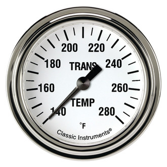 Classic Instruments® - White Hot Series Transmission Temperature Gauge