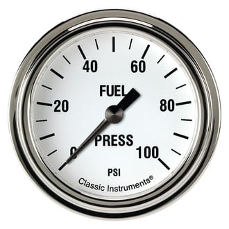 Classic Instruments® - White Hot Series Fuel Pressure Gauge