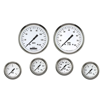 Classic Instruments® - White Hot Series 4-5/8" Custom 6-Gauge Set