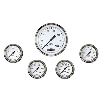 Classic Instruments® - White Hot Series 4-5/8" Custom 5-Gauge Set