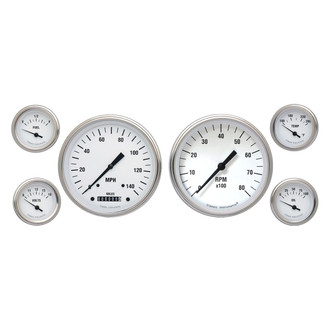 Classic Instruments® - White Hot Series Custom 6-Gauge Set