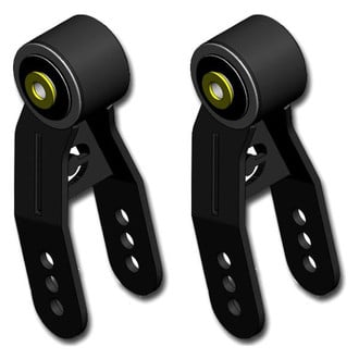 Clayton Off Road® - 1.5" Adjustable Rear Lifted Leaf Spring Shackle