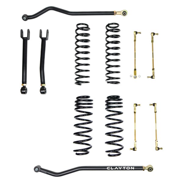 Clayton Off Road® - Ride Right Plus Adjustable Front and Rear Suspension Lift Kit