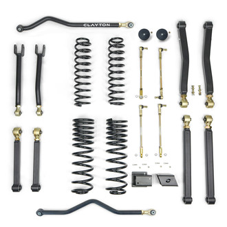 Clayton Off Road® - 2.5" Premium Adjustable Front and Rear Suspension Lift Kit