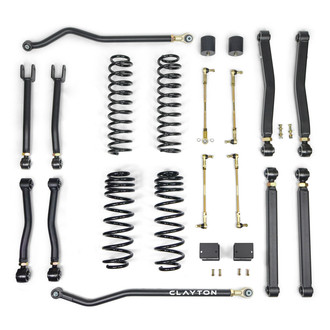 Clayton Off Road® - 2.5" Overland Plus Adjustable Front and Rear Suspension Lift Kit