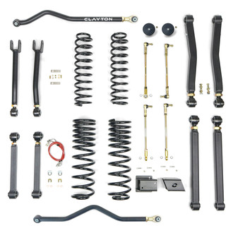 Clayton Off Road® - 3.5" Overland Plus Adjustable Front and Rear Suspension Lift Kit