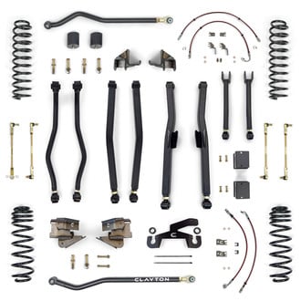 Clayton Off Road® - Front and Rear Long-Travel Suspension Lift Kit