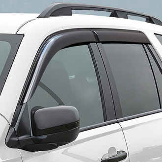 Clim Art® - Tape-On Dark Smoke Front and Rear Side Window Deflectors