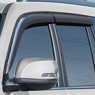 Clim Art® - Tape-On Dark Smoke Front and Rear Side Window Deflectors