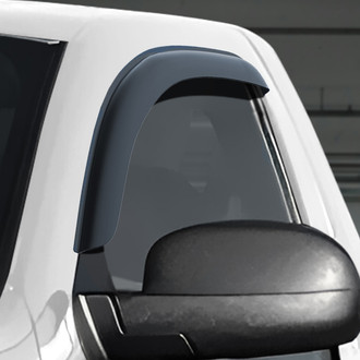Clim Art® - Tape-On Dark Smoke Front Side Window Deflectors