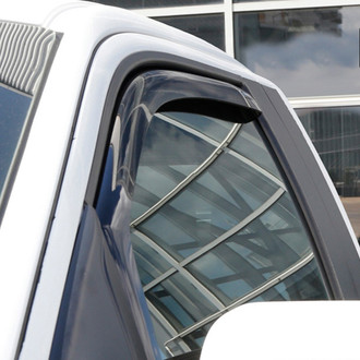 Clim Art® - In-Channel Dark Smoke Front Side Window Deflectors