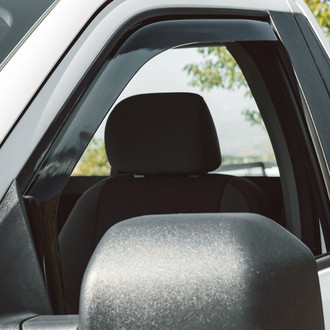 Clim Art® - In-Channel Dark Smoke Front Side Window Deflectors