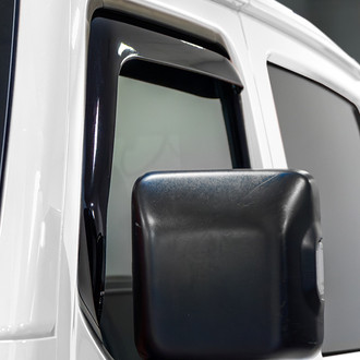 Clim Art® - In-Channel Dark Smoke Front Side Window Deflectors