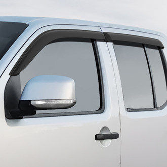 Clim Art® - Tape-On Dark Smoke Front and Rear Side Window Deflectors