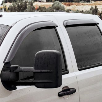 Clim Art® 407003 - Tape-On Dark Smoke Front and Rear Side Window Deflectors