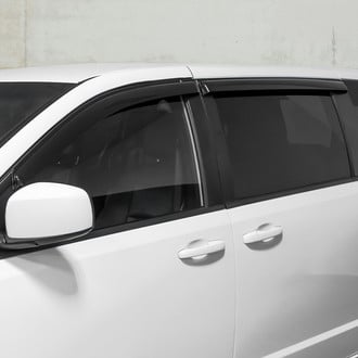 Clim Art® - Tape-On Dark Smoke Front and Rear Side Window Deflectors