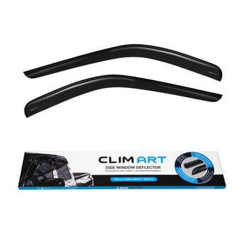 Clim Art® - Tape-On Dark Smoke Front Side Window Deflectors