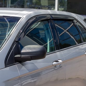 Clim Art® - Tape-On Dark Smoke Front and Rear Side Window Deflectors