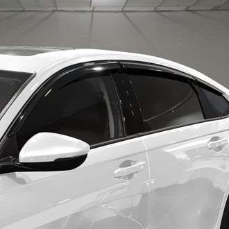 Clim Art® - Tape-On Dark Smoke Front and Rear Side Window Deflectors