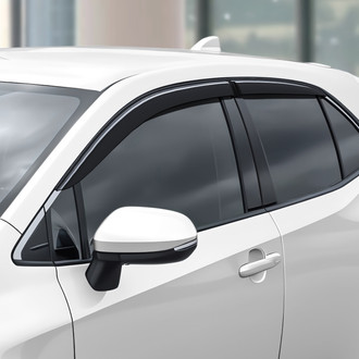 Clim Art® - Tape-On Dark Smoke Front and Rear Side Window Deflectors
