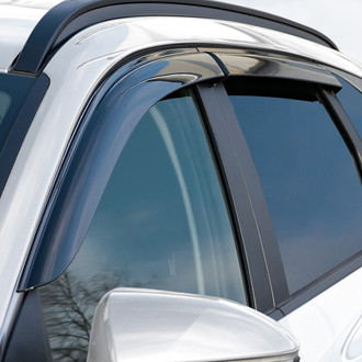 Clim Art® - Tape-On Dark Smoke Front and Rear Side Window Deflectors