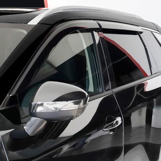 Clim Art® - Tape-On Dark Smoke Front and Rear Side Window Deflectors