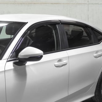 Clim Art® - Tape-On Dark Smoke Front and Rear Side Window Deflectors