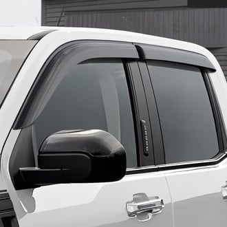 Clim Art® - Tape-On Dark Smoke Front and Rear Side Window Deflectors