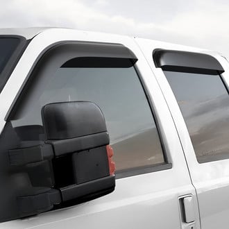 Clim Art® - Tape-On Dark Smoke Front and Rear Side Window Deflectors
