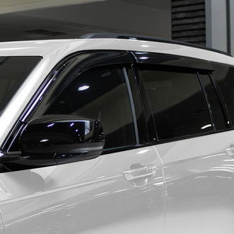 Clim Art® - Tape-On Dark Smoke Front and Rear Side Window Deflectors