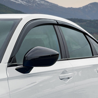 Clim Art® - Tape-On Dark Smoke Front and Rear Side Window Deflectors