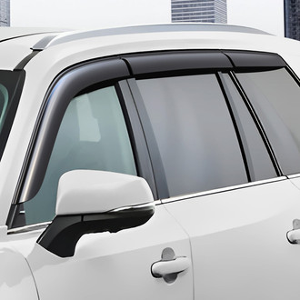 Clim Art® - Tape-On Dark Smoke Front and Rear Side Window Deflectors