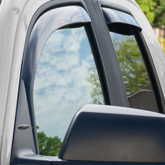 Clim Art® - In-Channel Dark Smoke Front and Rear Side Window Deflectors
